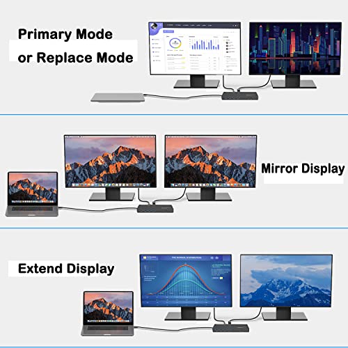 Thunderbolt-3-Dock WAVLINK USB 3.0 Universal-Laptop-Dockingstation