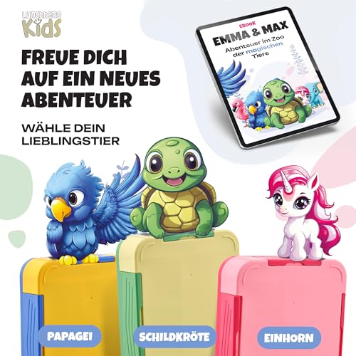 Bento-Box LUNCH HERO ® Brotdose Kinder mit Fächern