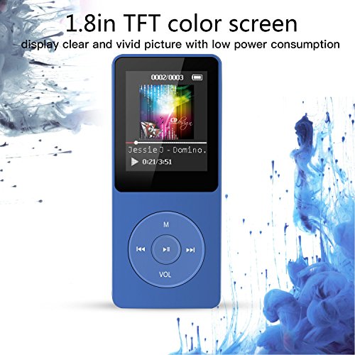 MP3-Player AGPTEK MP3 Player, 8GB verlustfrei MP3 mit 1,8 Zoll