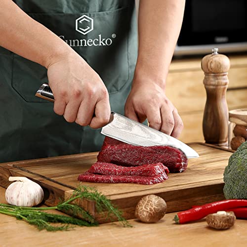 Damast-Küchenmesser Sunnecko 16,5cm Kochmesser