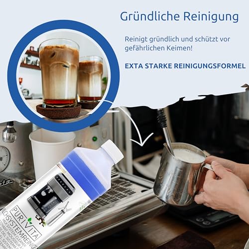 Milchsystemreiniger Purivita, Kaffeevollautomat