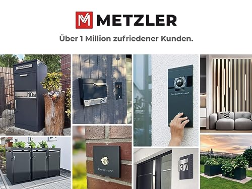 Paketbriefkasten Metzler Paketbox rostfrei und massiv