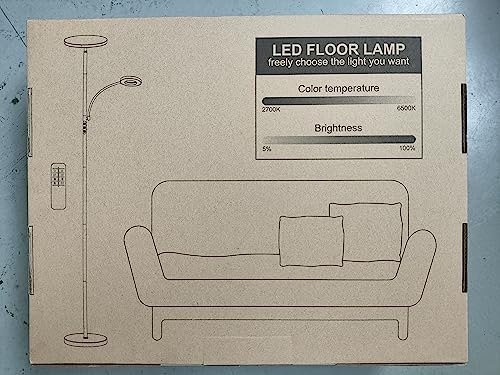 Deckenfluter mukuxin LED Stehlampe, 3600LM 42W Modern