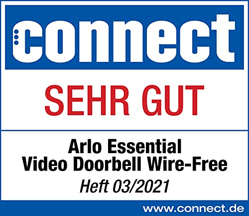 WLAN Türklingel Arlo Kabellose Video Türklingel, 1080p HD Doorbell