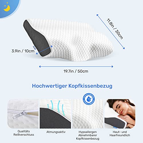 Bauchschläferkissen Derila Memory Foam Kissen Kopfkissen