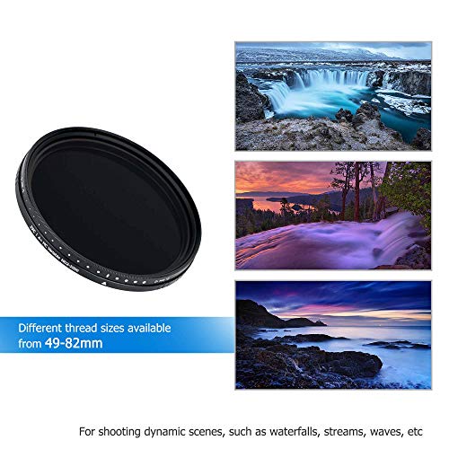 variabler-ND-Filter JJC 62 mm Variabler ND-Filter (ND2 – ND2000)