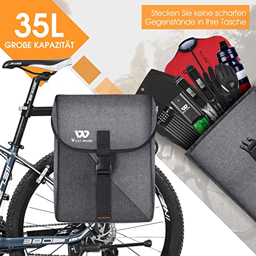 Fahrradtaschen HONGYEA Fahrradtasche Doppeltasche