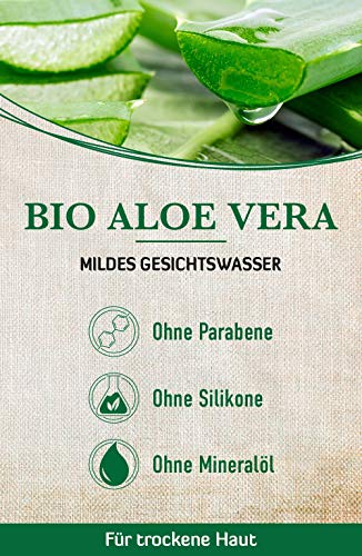Gesichtswasser Alkmene mit Bio Aloe Vera – milde Gesichtsreinigung