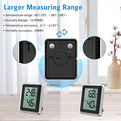 Bluetooth-Thermometer Brifit, 2 Stück Thermometer Hygrometer