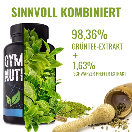 Grüner-Tee-Kapseln Gym Nutrition GREEN-TEA Grüntee-Extrakt