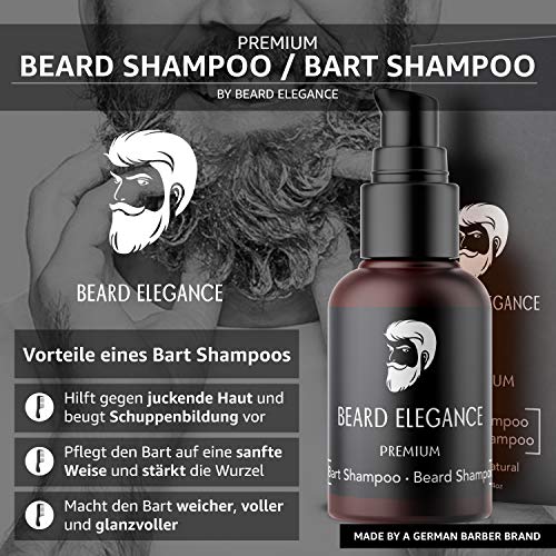 Bartshampoo BEARD ELEGANCE Bart Shampoo – Premium Bio & Vegan