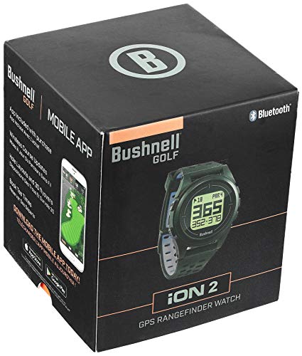 Golfuhr Bushnell Ion 2-Black/Blue GPS-Golf, Schwarz/Blau