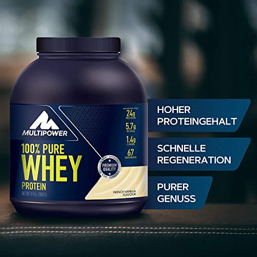 Proteinpulver Multipower 100% Pure Whey Protein, wasserlöslich