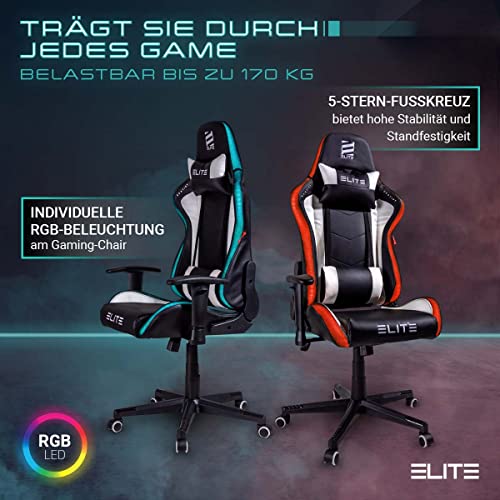 Gaming-Stuhl bis 200 Euro ELITE LED Gaming Stuhl MG200 Destiny