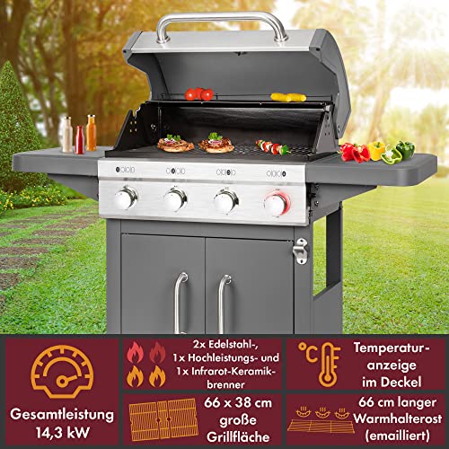 Gasgrill 4 Brenner ProfiCook ® Gasgrill 4-Brenner