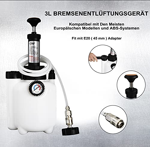 Bremsentlüftungsgerät SMOTIVEPRO Bremsenentlüftungsgerät, 3L