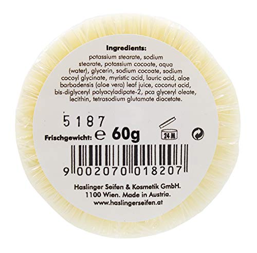 Rasiercreme Haslinger Rasierseife Sensitiv, 60g, in der Dose