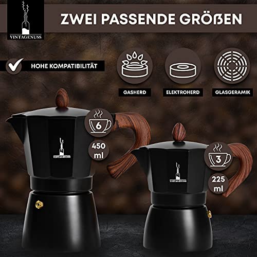 Espressokocher-Induktion VINTAGENUSS Espressokocher für 6