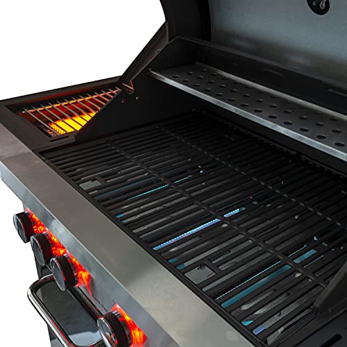 Activa-Gasgrill ACTIVA 4 Brenner Gasgrill “Black Star 500”