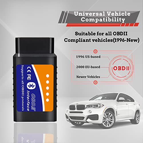 OBD2-Adapter Edasion OBD2 Bluetooth Diagnosegerät Scanner