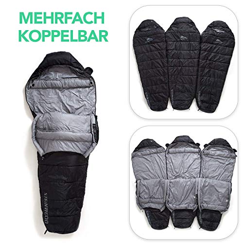 Sommerschlafsack Steinwood Premium Schlafsack koppelbar