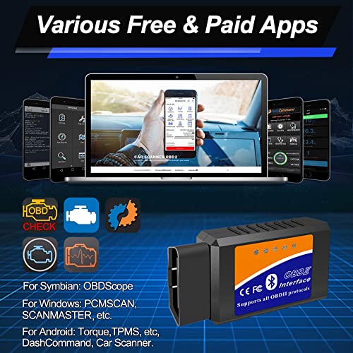 OBD2-Adapter Edasion OBD2 Bluetooth Diagnosegerät Scanner