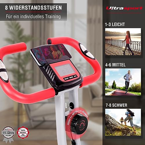 Heimtrainer (klappbar) Ultrasport F-Bike 200B, Fitnessgerät