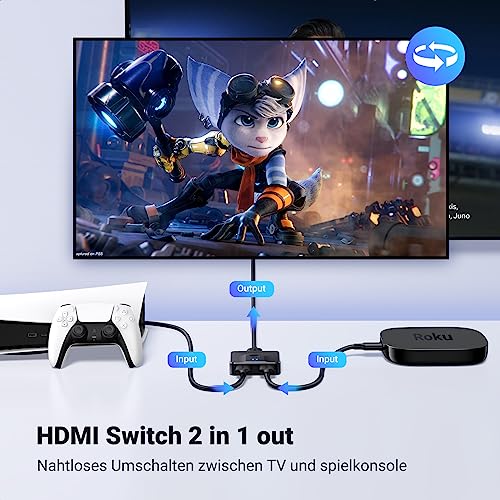 HDMI-Splitter UGREEN HDMI 2.0 Switch 4K@60Hz Bidirektional