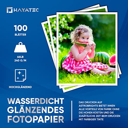 Fotopapier Alaskaprint 100 Blatt A4 hoch glänzend