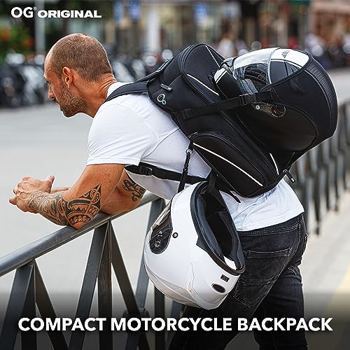 Motorradrucksack OG Original Motorrad Rucksack GO Schwarz