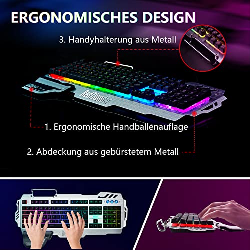 Havit-Gaming-Tastatur RedThunder K900 Halbmechanisch Gaming