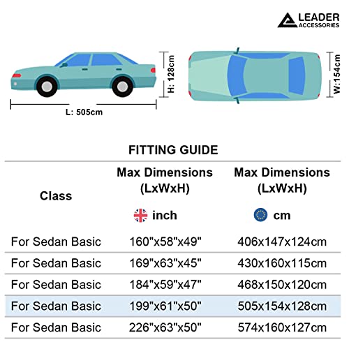 Auto-Abdeckplane Leader Accessories 3-lagig atmungsaktiv