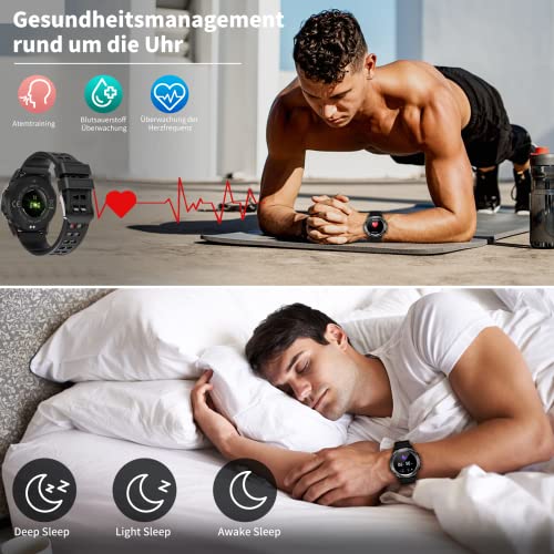 Smartwatch Android Herren PASONOMI Smartwatch Herren