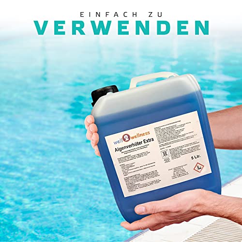 Algenvernichter Pool well2wellness Algenvernichter Extra 5 Liter