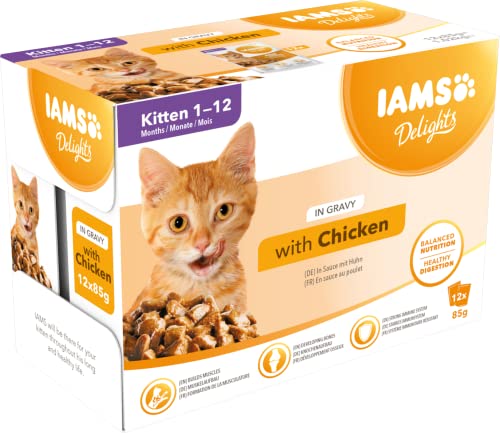 IAMS-Katzenfutter Iams Delights Kitten Nassfutter, Multipack