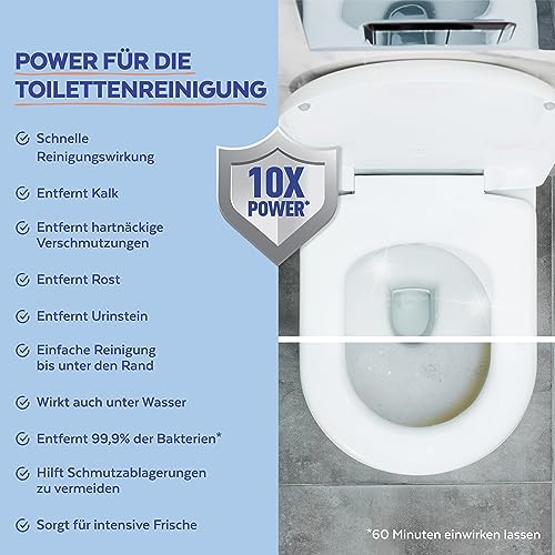 WC-Reiniger Sagrotan Blütenfrische, 2in1 Reinigungsmittel