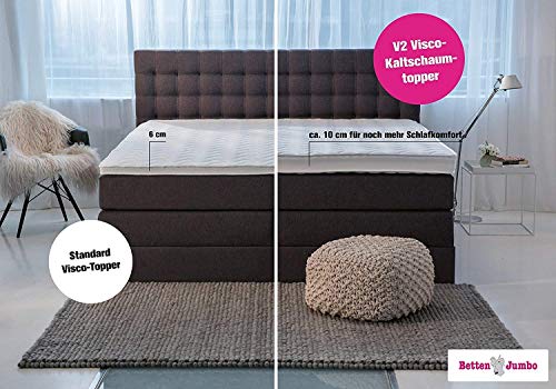 Boxspringbett 200 x 200 cm Betten Jumbo King