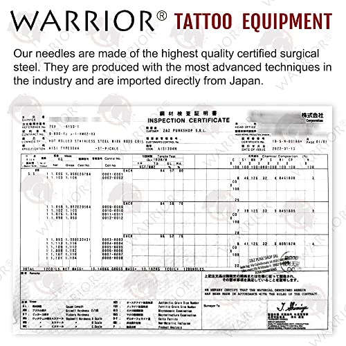 Tattoo-Nadeln Warrior Red Tattoo Patronen Nadeln Professionelle