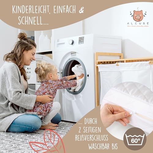 Matratze 60×120 cm Alcube ® Babymatratze mit Spannbettlaken