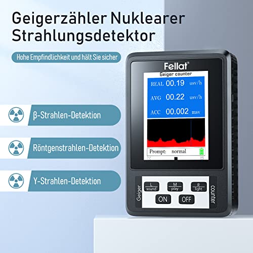 Geigerzähler FELLAT , Nuklear Strahlungsdetektor Dosimeter