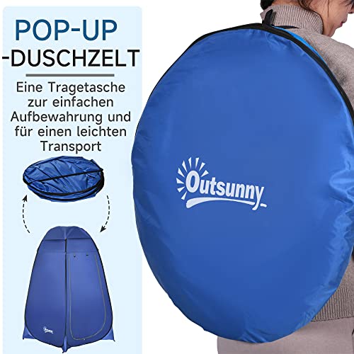 Duschzelt Outsunny Pop-up