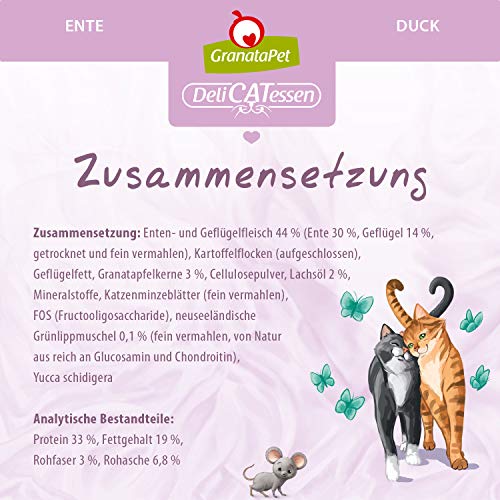 Katzen-Trockenfutter GranataPet DeliCatessen Ente Adult