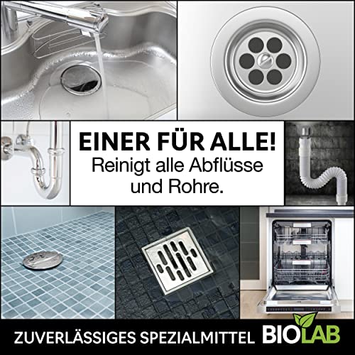 Bio-Abflussreiniger BIOLAB Abflussreiniger (1000 ml) Rohrreiniger