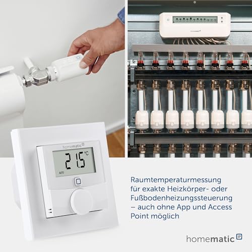 Raumthermostat WLAN Homematic IP Smart Home Wand