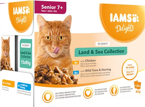 Katzenfutter Senior Iams Delights Senior Katzenfutter Nass