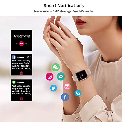 Sportuhr Fitpolo Smartwatch, Fitness Tracker 1.3″ HD