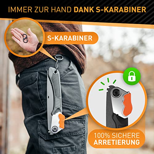 Astsäge HARDTWERK Klappsäge ALPHA mit Safety Lock (210mm)