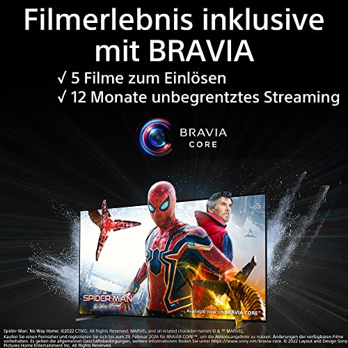 Großer Fernseher Sony BRAVIA, KD-65X80L, 65 Zoll Fernseher, LED