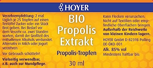 Propolis Hoyer Tropfen Bio – Reines Extrakt