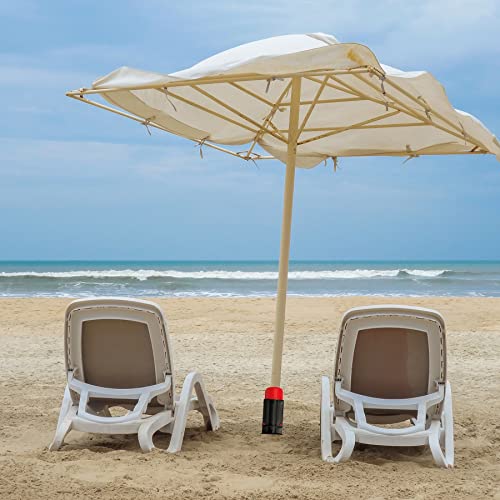 Sonnenschirmhalter für den Strand BRESKO Einschraubhülse